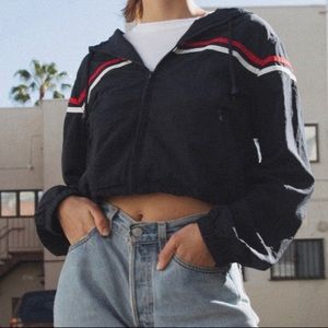 BRANDY MELVILLE CROPPED WINDBREAKER JACKET ⭐️